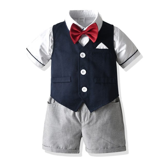 Grey Shorts / 6T / China Birthday Clothes Gentleman Sets