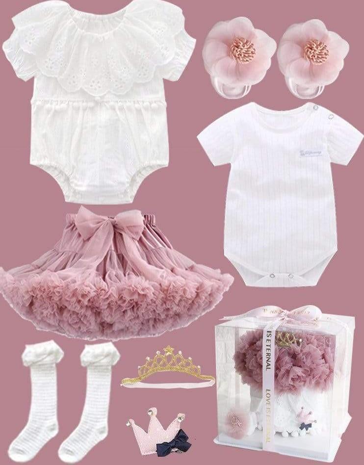 Girl's Clothing 0-3 months / Set B Bloomer Gift Set