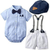 KB8027 Clothes / 3M / China Summer Suit Sky Blue Rompers