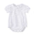 white / 3M Bodysuit Short Sleeve Peter-Pan Collar