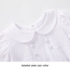 Bodysuit Short Sleeve Peter-Pan Collar