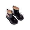 black / 20 Bow solid zipper boots