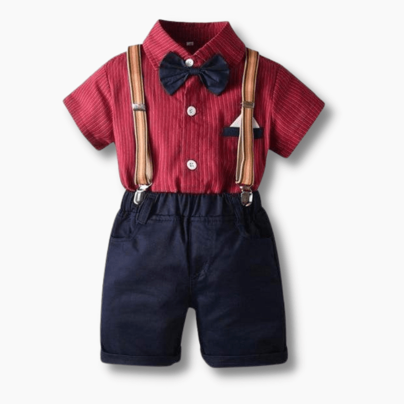 Boy's Clothing Bow Tie Summer Outfit