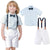 Straps set 11 / 12-18 Months / China Bow Tie Tops+Suspender Shorts Set