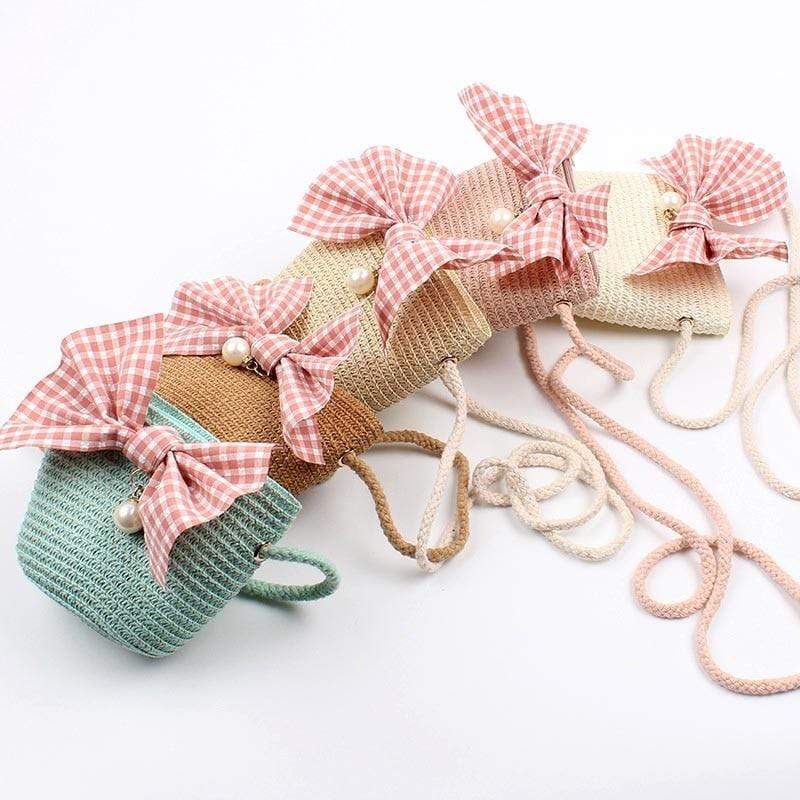 Accessories Bowknot Straw Bag