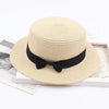 Accessories Beige / Baby 52-54CM Bowknot Straw Hat