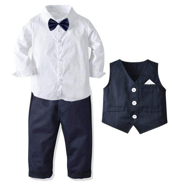 4 pcs / 4T / China Boy 3 Pcs Formal Outfits