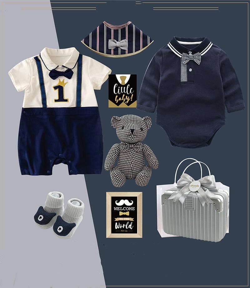 0-3M / SET A Boy Baby Gift Set