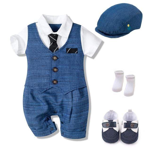 Boy's Clothing White and Blue / 3M Boy Blue Formal Suit