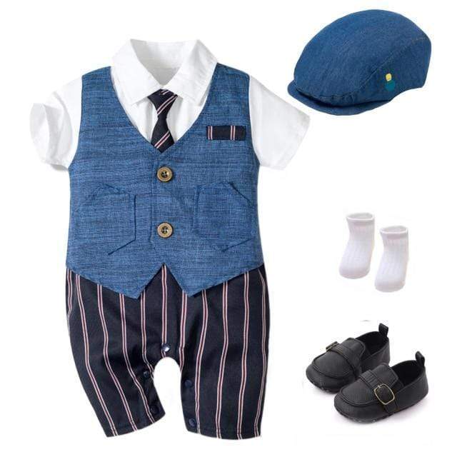 Boy's Clothing Blue Set / 6M Boy Blue Formal Suit