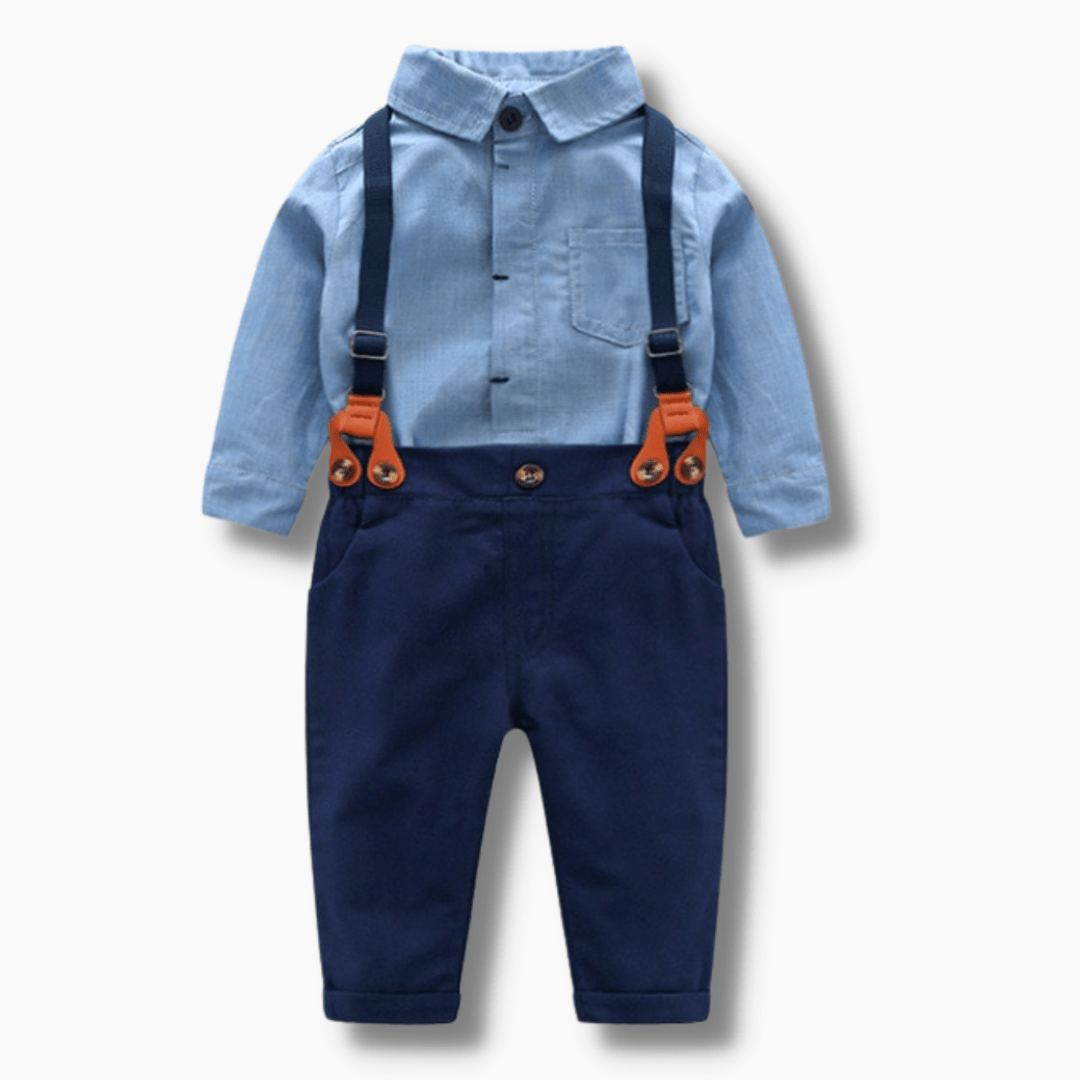 Boy Blue Shirt and Pants Set