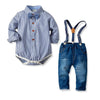 22A302-Stripe / 12M(80) Boy Denim Outfit
