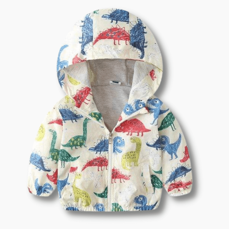 Boy Dinosaur Hooded Jacket