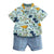 Boy's Clothing Light Blue / 1-2T Boy Dinosaur Print Outfit