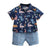 Boy's Clothing Dark Blue / 1-2T Boy Dinosaur Print Outfit