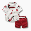 Boy&#39;s Clothing Boy Rose Print Outfit