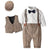 Boy's Clothing Brown Set / 66 (6-9M) Boy Smart Set with Hat