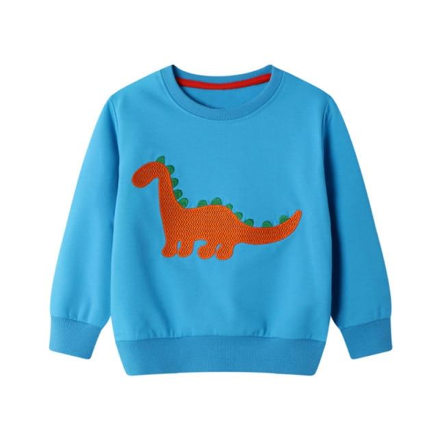 Boy's Clothing Blue / 3T Boys Dinosaur Sweatshirt