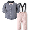 Shirt pants / 12M Boys Outfit Kids Plaid Clothes S