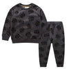 W8143 dark grey / 24M Boys Sweater Set