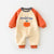 Girl's Clothing brick red / 3-6M Boys Rompers Fleece Orange