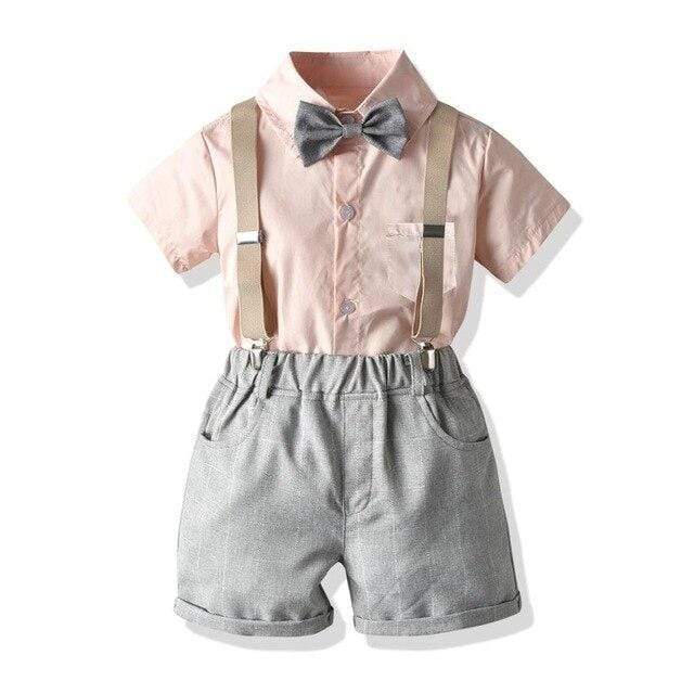 Boy's Clothing Pink Shirt Boy / 3T / China Boys Clothes Toddler Kids Set