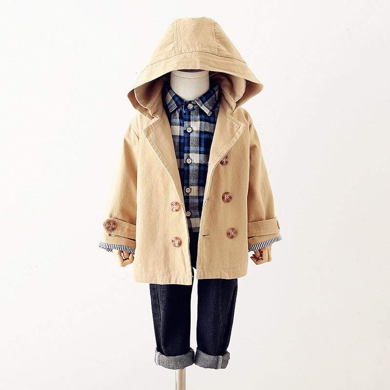 Boy's Clothing Boys Trench Coat