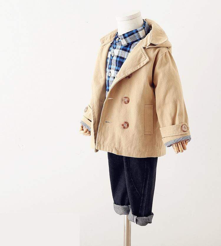 Boy's Clothing Boys Trench Coat