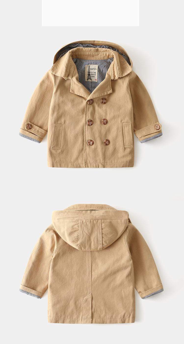 Boy's Clothing Boys Trench Coat