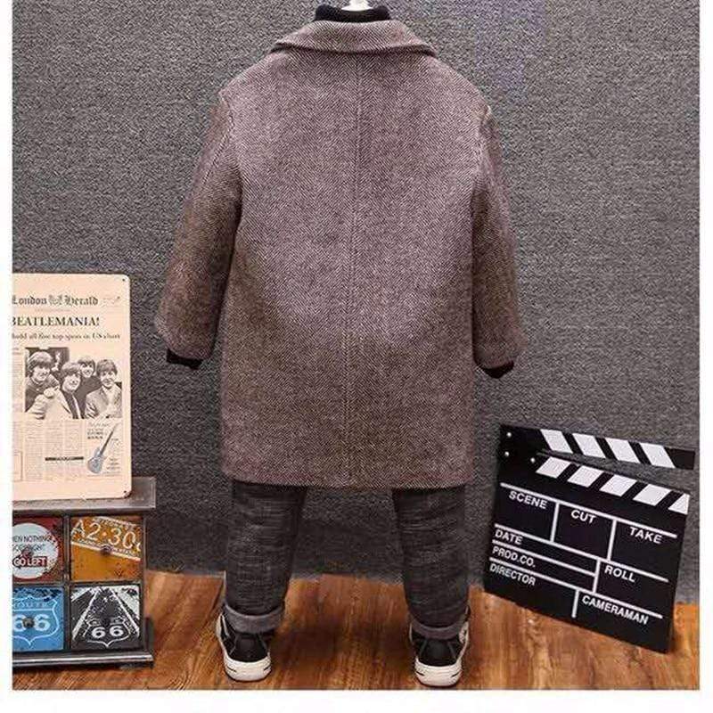 Boy's Clothing Boys Woolen Coat