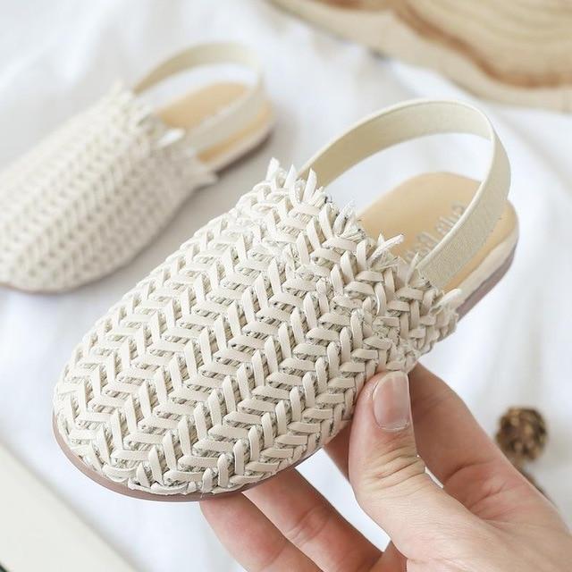 Girl's Clothing White / 1 Braided Sandals For Baby Girl
