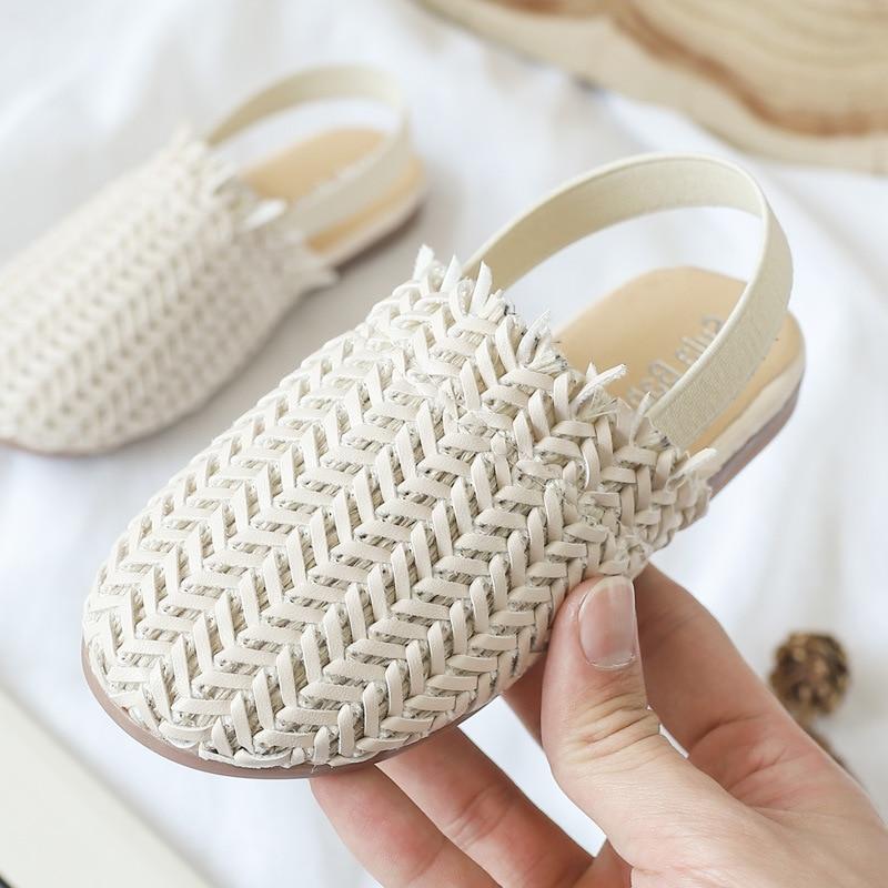 Girl's Clothing Braided Sandals For Baby Girl