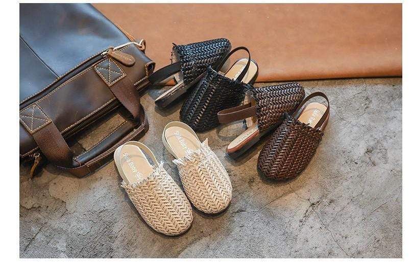 Girl's Clothing Braided Sandals For Baby Girl