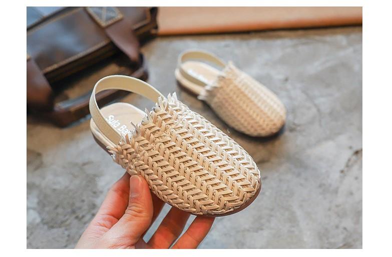 Girl's Clothing Braided Sandals For Baby Girl
