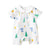 Girl's Clothing Green Puppy / 6-9M Breathable Cotton Baby Romper