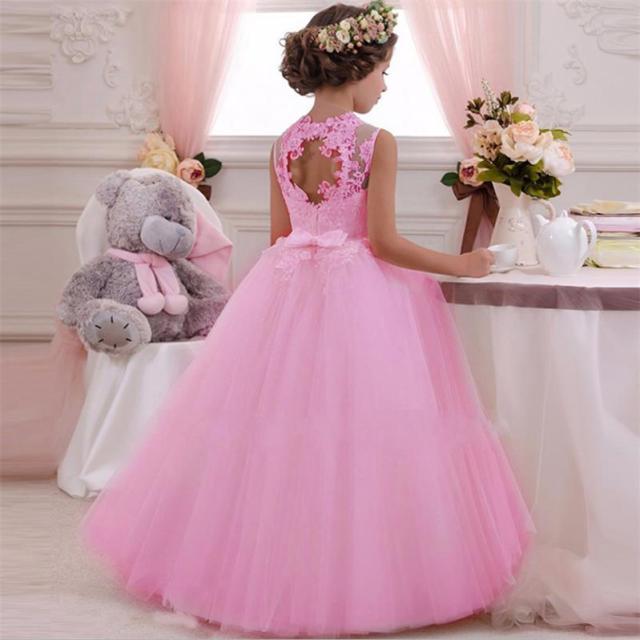 Bohemian Flower Girl Dress, Pink / 14T Bohemian Flower Girl Dress, Pink / 14T