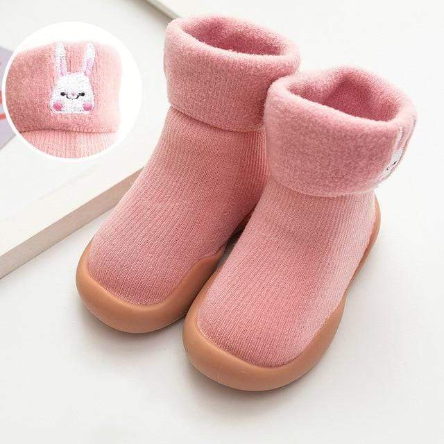 Shoes Pink / 18-24M Brushed Thick Soft Shoes