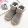 Shoes Light Gray / 18-24M Brushed Thick Soft Shoes
