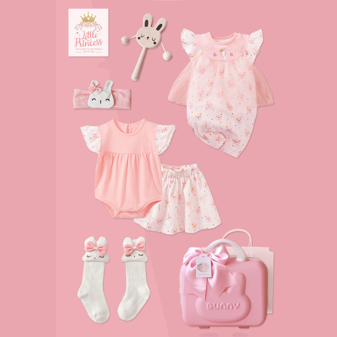 0-3M / Set A Bunny Baby Gift Set