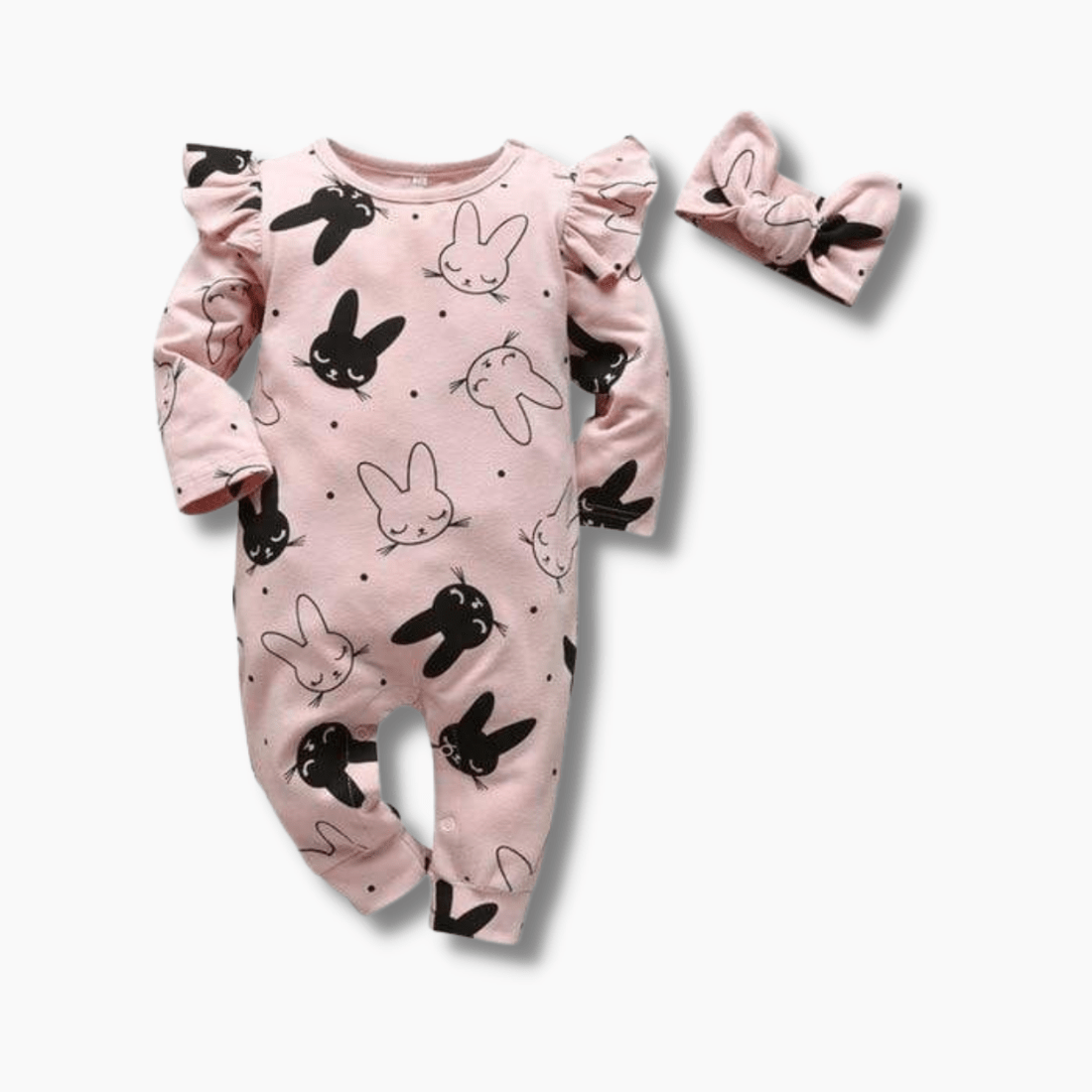 Girl's Clothing Bunny Print Romper