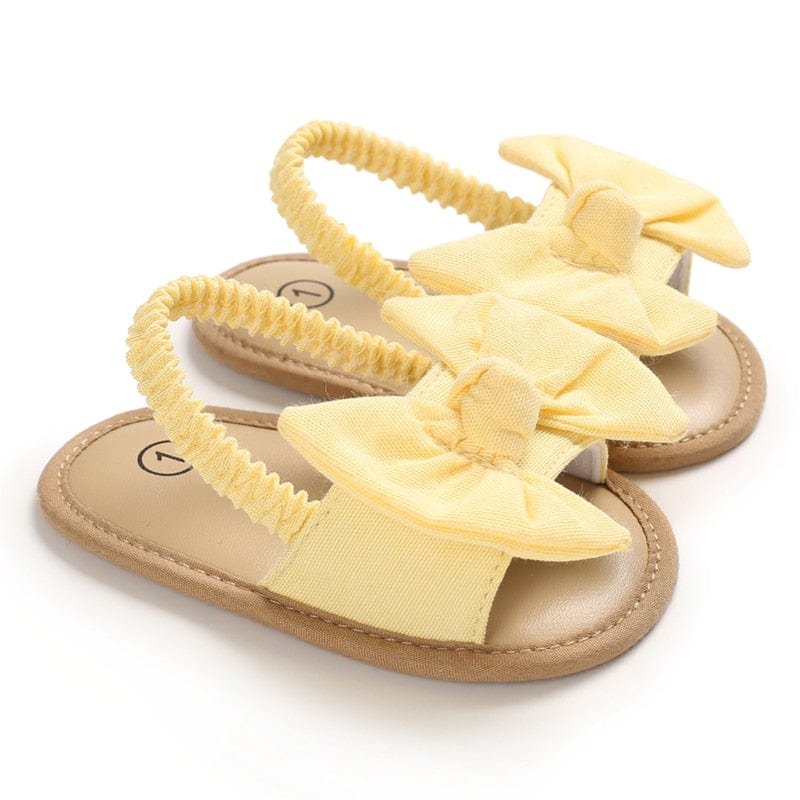 Yellow / 0-6 Months Butterfly Flat