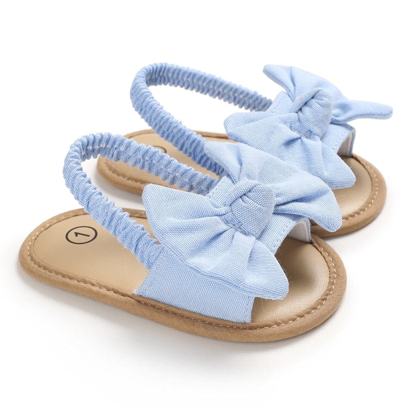 sky blue / 0-6 Months Butterfly Flat