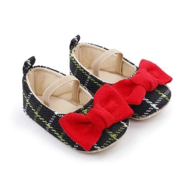 Shoes Red / 13-18M Butterfly-knot Baby Shoes