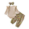 Girl&#39;s Clothing B / 6M Butterfly Sleeve Romper Floral Pant Outfit