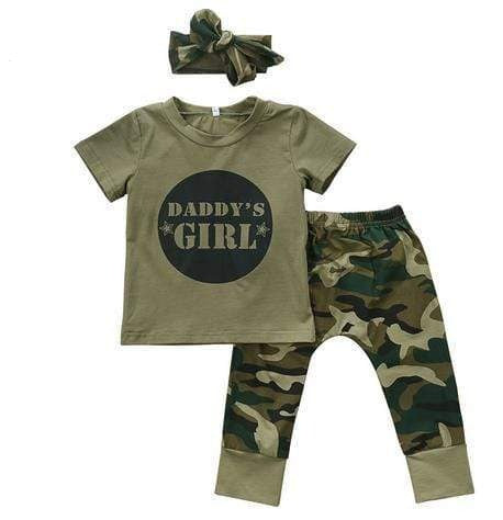 unisex Baby Girls / 6M Camouflage Baby DADDYS Boys Girls