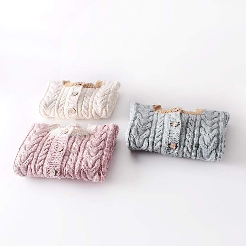 Girl's Clothing Candy Color Knitted Sweater