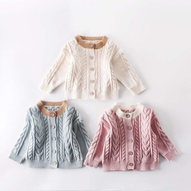 Girl's Clothing Candy Color Knitted Sweater