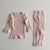 pink / 4T candy color soft base home suit toddler girl clothes