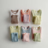 candy color soft base home suit toddler girl clothes