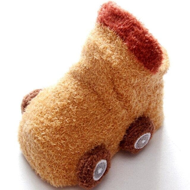 Shoes Khaki / 0-9 months car baby socks